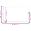 vidaXL Inf&auml;llbar sidomarkis 170x300 cm bl&aring;