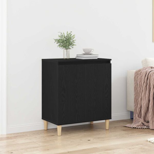 vidaXL Sideboard Svart 60 x 35 x 70 cm Konstruerat tr&auml;