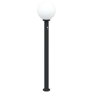 vidaXL Pollare med sensor 120 cm svart IP44