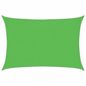 vidaXL Solsegel 160 g/m&sup2; ljusgr&ouml;n 2x2,5 m HDPE