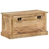 vidaXL Skob&auml;nk 85x40x45 cm massivt mangotr&auml;