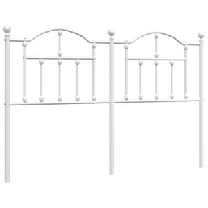 vidaXL Ers&auml;ttningsgavel metall vit 135 cm