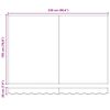 vidaXL Elektrisk Retraktabel Markis Beige 2,5 x 2 m