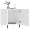vidaXL Sängbord 2 st vit 40x40x50 cm konstruerat trä