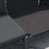 vidaXL Trädgårdsoffset Antracit Stål
