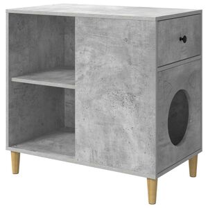 vidaXL Katt hus Betong 72 x 42,5 x 70 cm Konstruerat tr&auml;