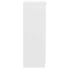 vidaXL Skoskåp vit 30x35x100 cm konstruerat trä