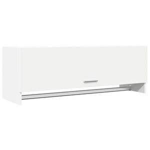 vidaXL Kl&auml;dh&auml;ngare vit 100x32,5x35 cm konstruerat tr&auml;