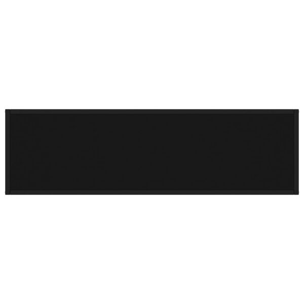 vidaXL Konsolbord svart 120x35x75 cm härdat glas