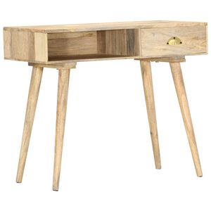 vidaXL Avlastningsbord 90x45x75 cm massivt mangotr&auml;