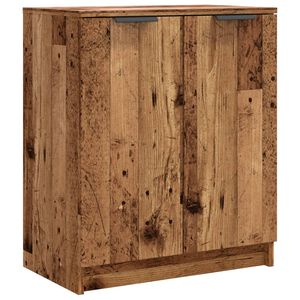 vidaXL Skosk&aring;p &aring;ldrat tr&auml; 59x35x70 cm konstruerat tr&auml;