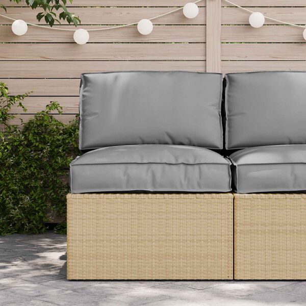 vidaXL Pallkuddset 2 pcs Gr&aring; Oxford Tyg