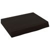 vidaXL V&auml;gghylla m&ouml;rkbrun 40x30x(2-6) cm behandlad massiv ek