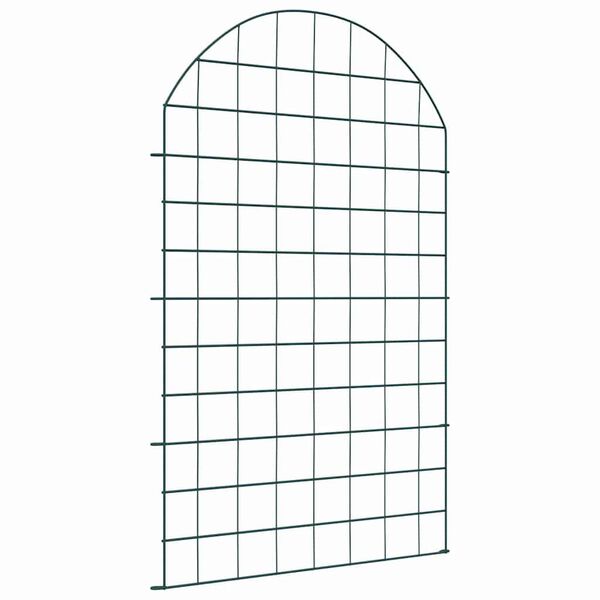 vidaXL Dammskydd Set 8 pcs Grön 50 x 80 cm Stål