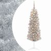 vidaXL Smal konstgjord julgran med julkulor 150 cm 150 LED-lampor