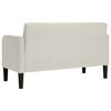 vidaXL Loveseat soffa creme 109 cm sammet