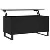 vidaXL Soffbord svart 90x44,5x45 cm konstruerat tr&auml;