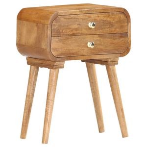 vidaXL S&auml;ngbord 43x30x58 cm massivt mangotr&auml;