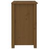 vidaXL Sängbord 2 st honungsbrun 50x35x61,5 cm massiv furu
