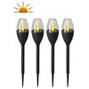 Luxform Tr&auml;dg&aring;rdslampor solcell LED Jive 4 st gr&aring; 41466