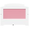 vidaXL Dagbädd med 5 lådor utan madrass IRUN vit&rosa 90x200 cm