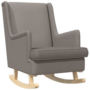 vidaXL Gungstol Taupe 62 x 80 x 85 cm tyg