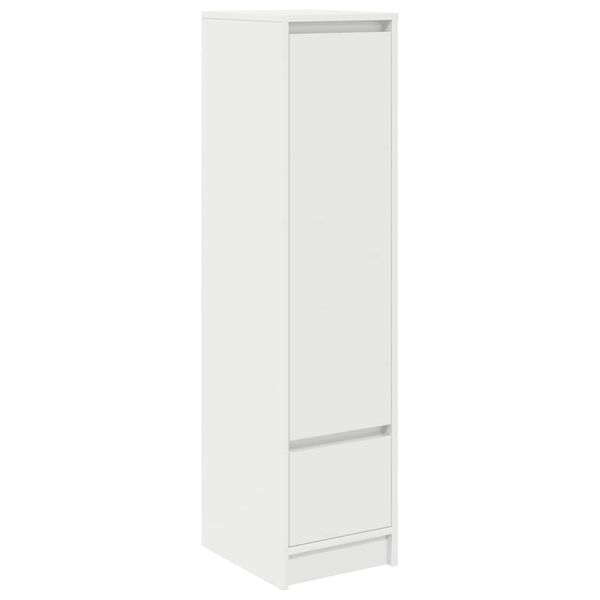 vidaXL Highboard vit 29,5x34x119,5 cm konstruerat tr&auml;