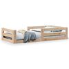 vidaXL S&auml;ngram utan madrass 70x140 cm massiv furu