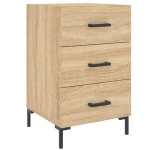 vidaXL S&auml;ngbord sonoma-ek 40x40x66 cm konstruerat tr&auml;