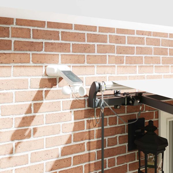 vidaXL Markis tyg med Vit 400 &times; 300 cm Polyester