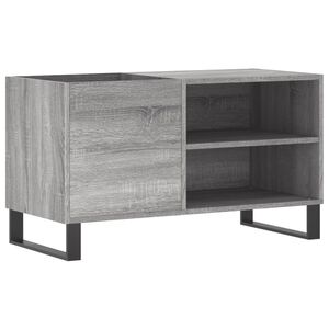 vidaXL Stereob&auml;nk gr&aring; sonoma 85x38x48 cm konstruerat tr&auml;