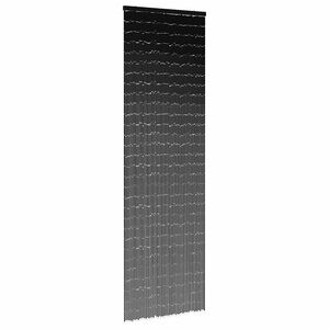 vidaXL Insektsd&ouml;rrdraperi f&ouml;r husbil m&ouml;rkgr&aring; 56x185 cm bambu