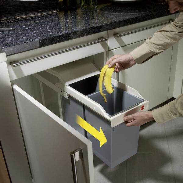 Hailo Sophink f&ouml;r sk&aring;p Multi-Box Duo strl L 2x14 L gr&auml;ddvit 3659-001