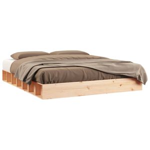 vidaXL S&auml;ngram 200x200 cm massivt tr&auml;