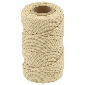 vidaXL B&aring;tsn&ouml;re 2 mm 25 m Naturlig