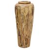 vidaXL Dekorativ vas 40x100 cm massiv teak