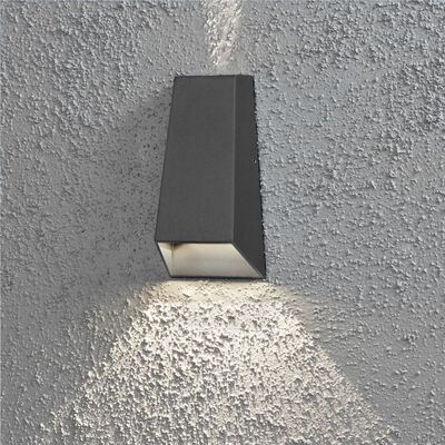 KONSTSMIDE LED vägglampa "Imola" 2x3W mörkgrå