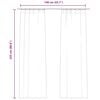 vidaXL Mörkläggningsgardiner 2 st m. krokar sammet antikrosa 140x225cm