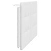 vidaXL Headboard Cushion "Zadar" White 140 cm Faux Leather