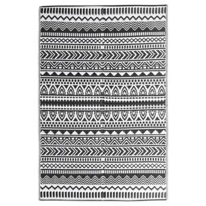 vidaXL Utomhusmatta ARAKIL svart 160x230 cm PP