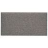 vidaXL V&auml;ggs&auml;nggavel 12 pcs Ljusgr&aring; 30 x 15 cm tyg