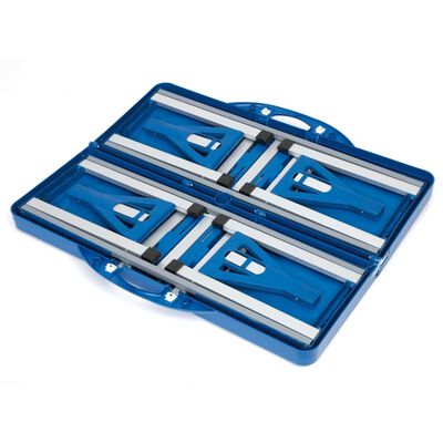 Bo-Camp Picknickbord-set Basic blå stål 1404374