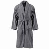 vidaXL Badrock i frott&eacute; 100% bomull unisex antracit strl. L