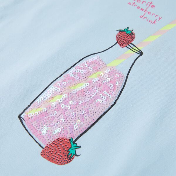 T-shirt f&ouml;r barn ljusbl&aring; 128