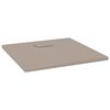 vidaXL Duschkar SMC brun 90x90 cm
