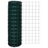 vidaXL Eurofence st&aring;l 25 x 1,2 m gr&ouml;n