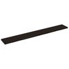 vidaXL V&auml;gghylla m&ouml;rkbrun 220x30x(2-4) cm behandlad massiv ek