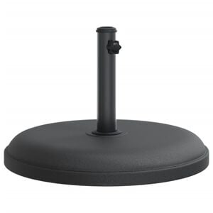 vidaXL Parasollfot f&ouml;r &Oslash;32/35/38 mm stolpar 25 kg rund