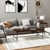 vidaXL Soffbord r&ouml;kf&auml;rgad ek 100x50x35 cm konstruerat tr&auml;
