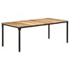 vidaXL Matbord 200x100x76 cm grovt mangotr&auml;